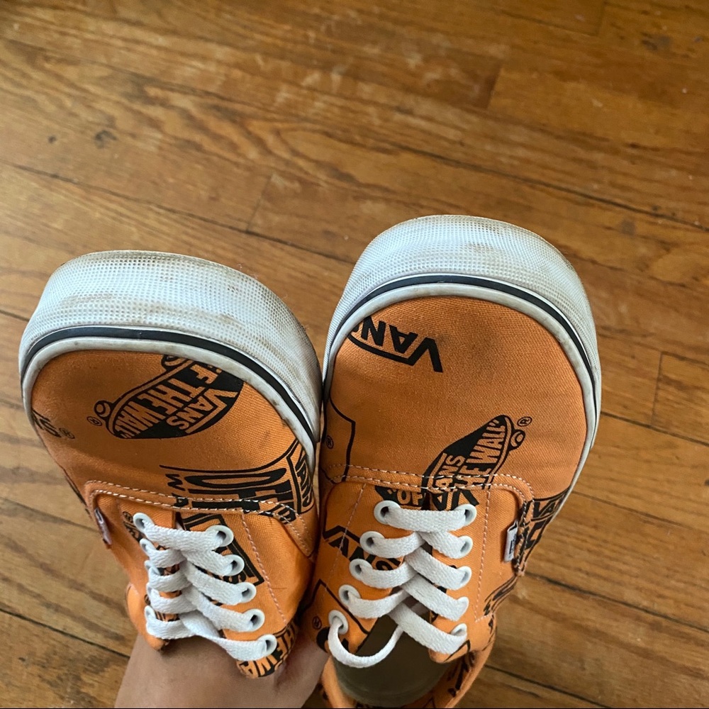 Tangerine and Black Print vans - Picture 9 of 10